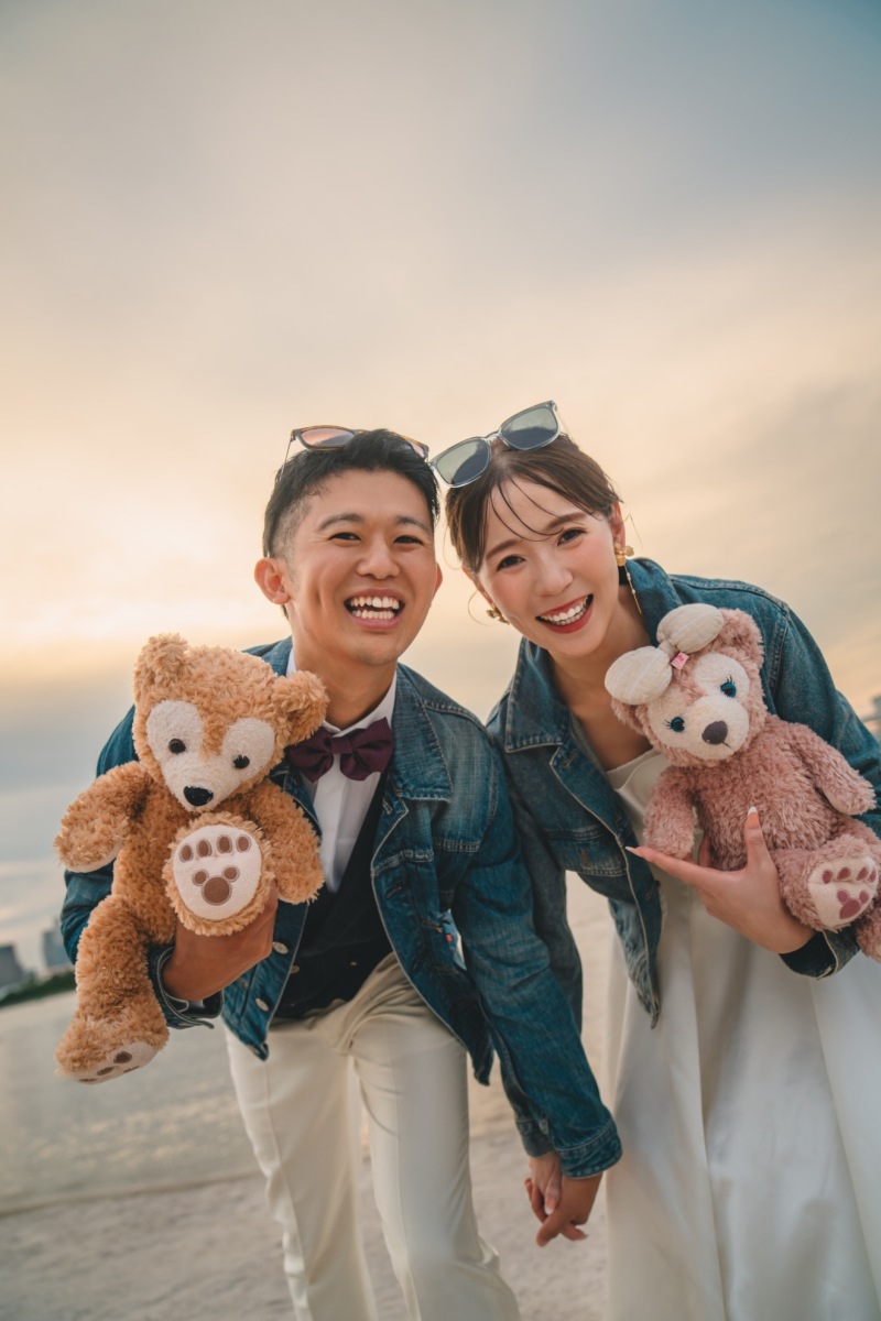 革ジャン✖️ダッフィー