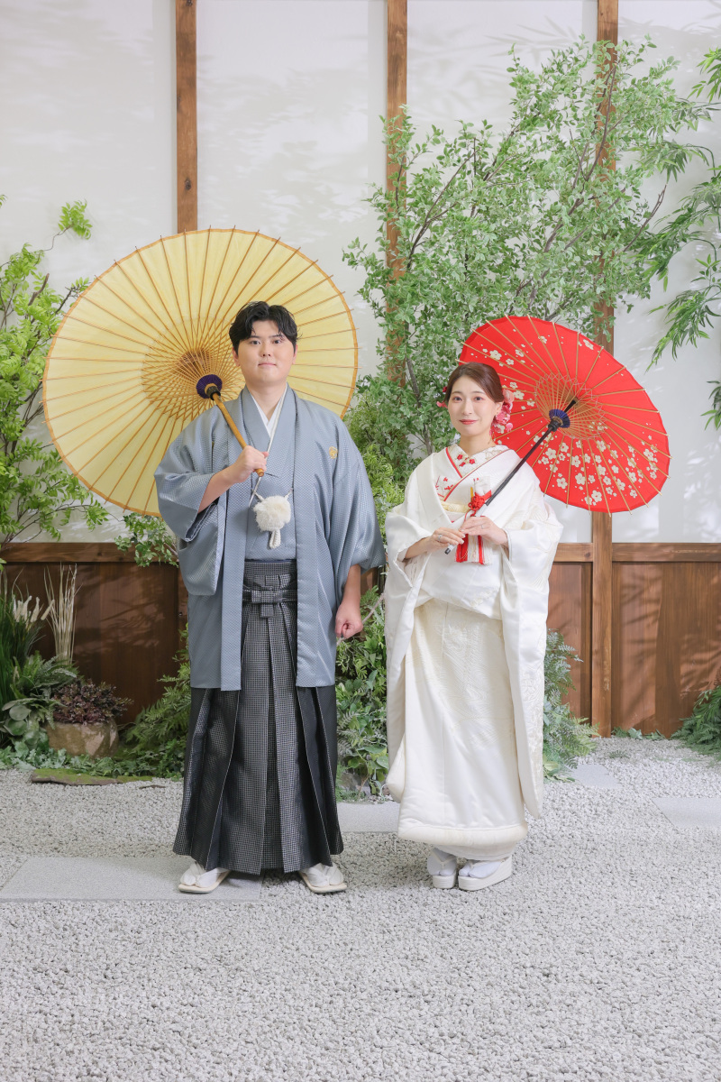 2人並んで。