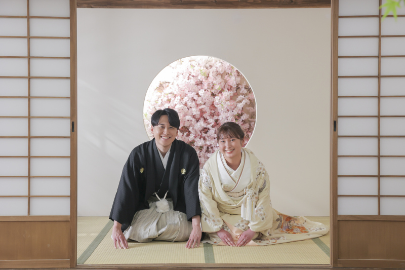 正座ショット。