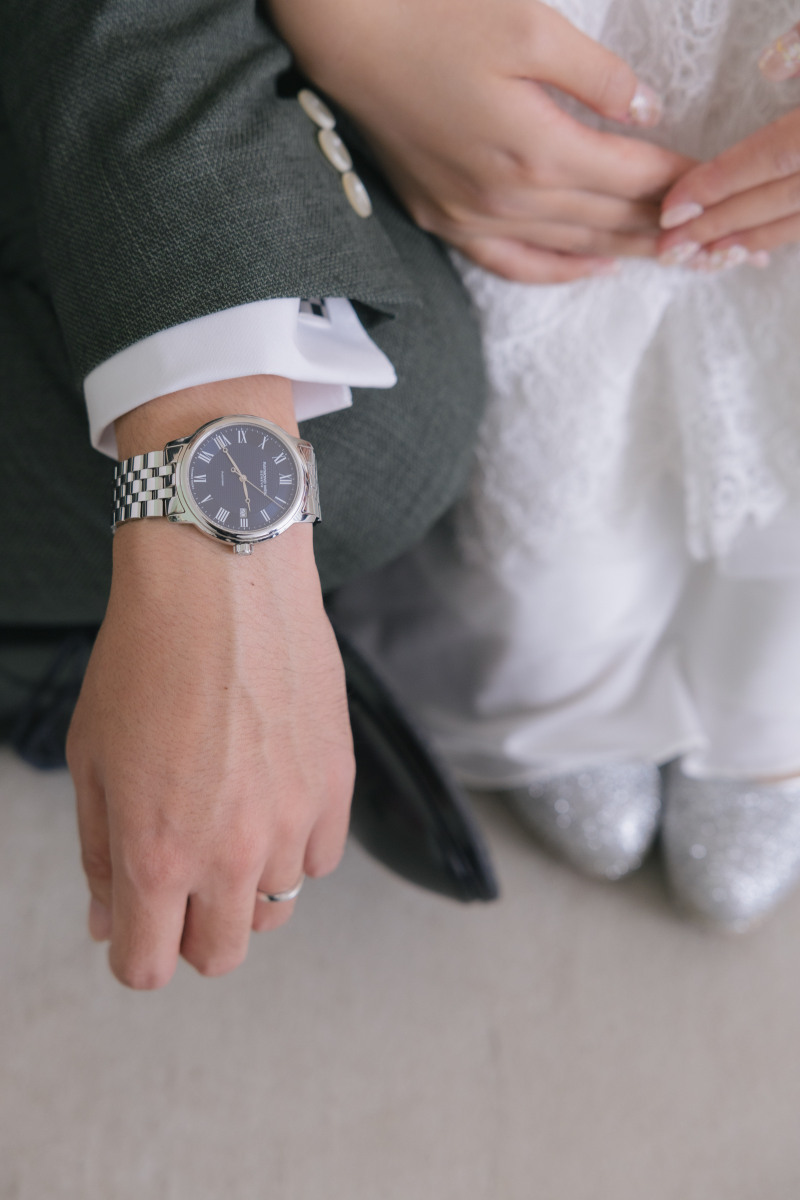 新郎さんのかっこいい時計！