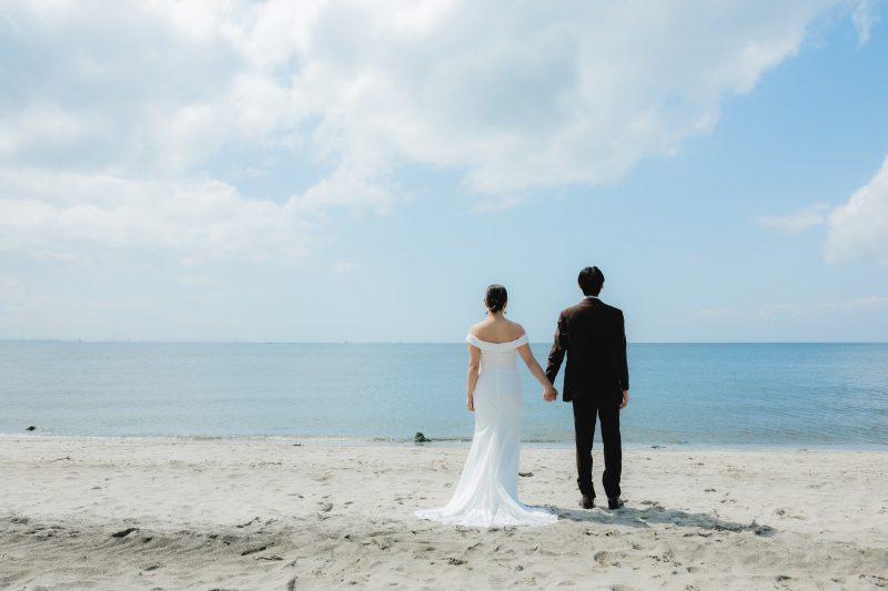 青い空と青い海