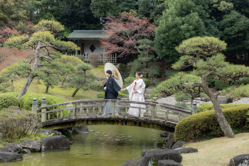 続いては見浜園での撮影!