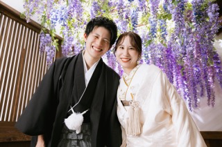 屋内庭園での撮影