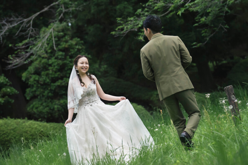 森の中で2人きり