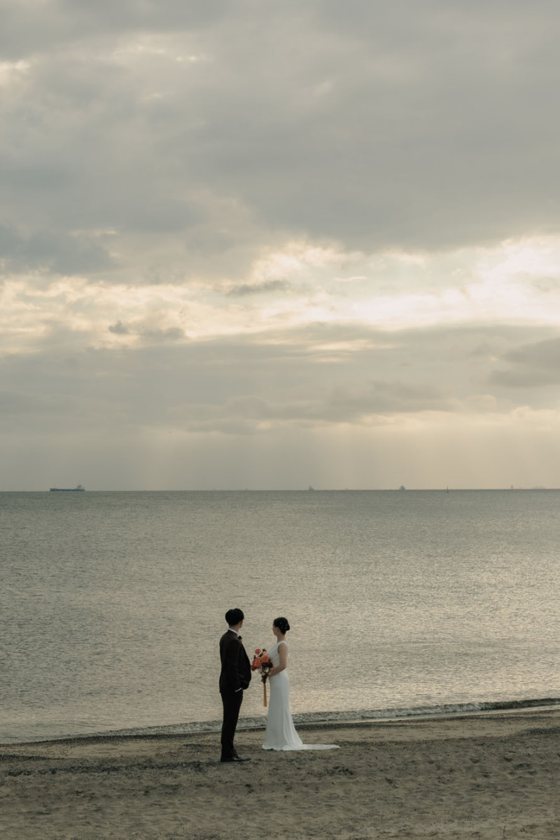 お待ちかねの海ショット!