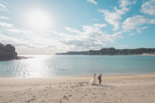 地元の海での撮影