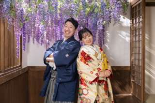 笑顔あふれる屋内庭園撮影！