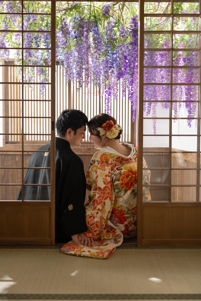 頭くっつけて^^