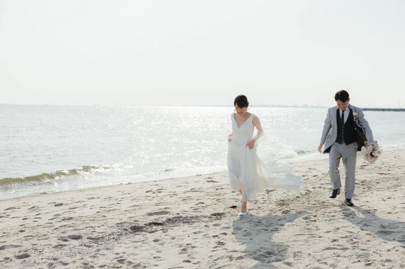 1日で！屋内庭園スタジオ+稲毛海浜公園撮影