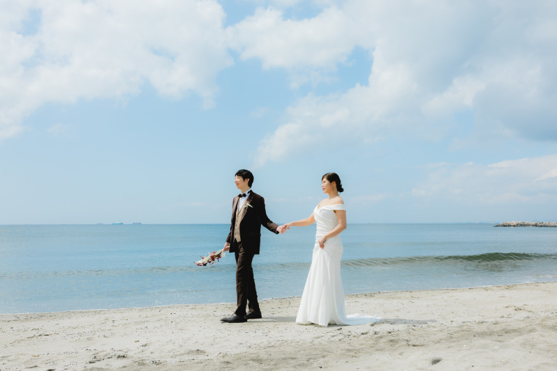 海沿いを歩いて