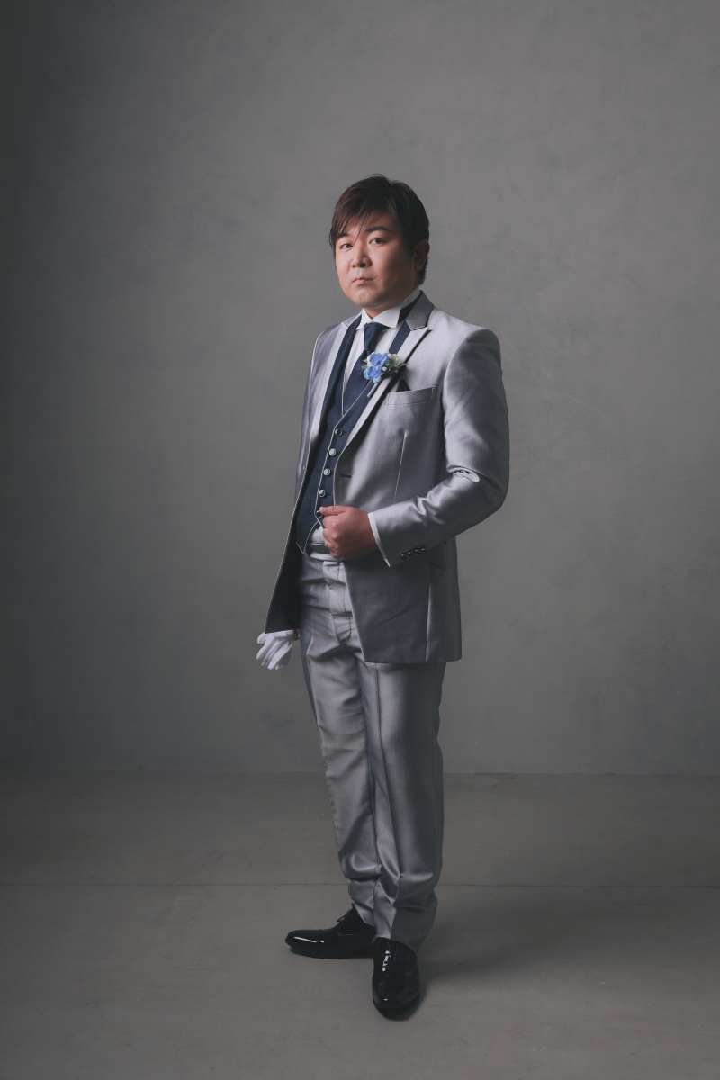 ご新郎様のソロショット。パート１