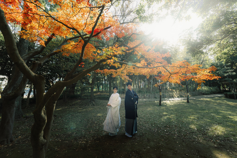紅葉シーズンの見浜園！