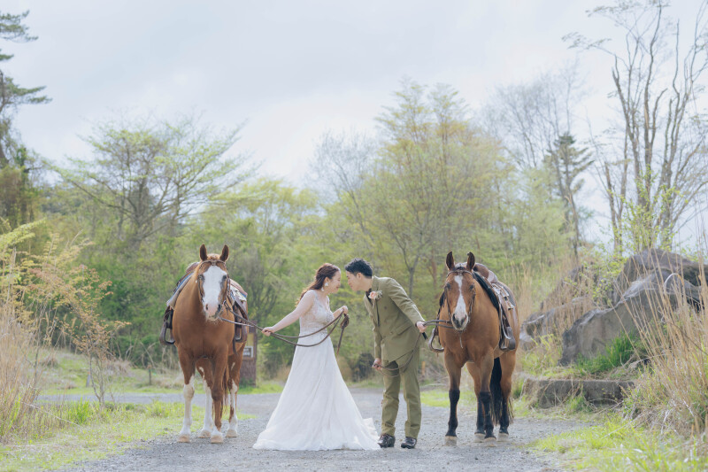 見つめあいショット
