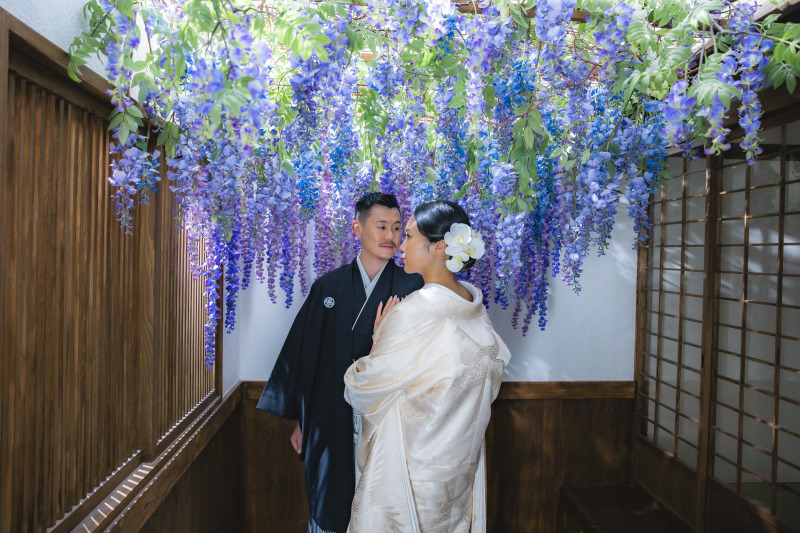 藤の花ではカッコよく！