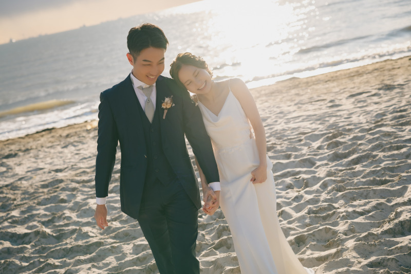 夕日を効果的に