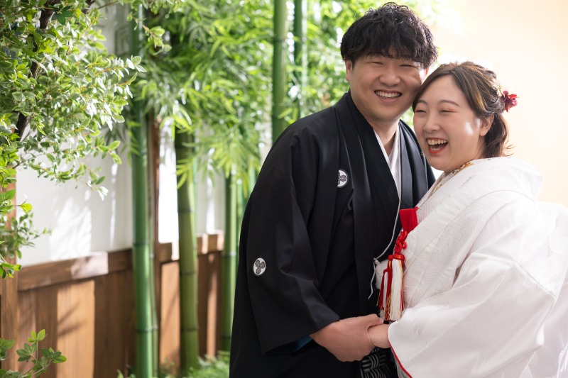 ぎゅっとくっついて