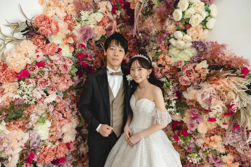 フラワーウォールの背景！