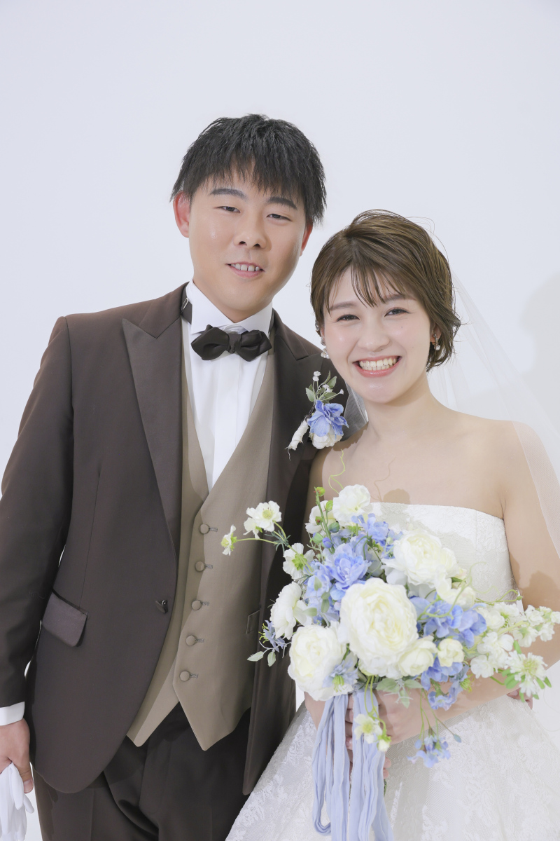 2人並んではい！チーズ！