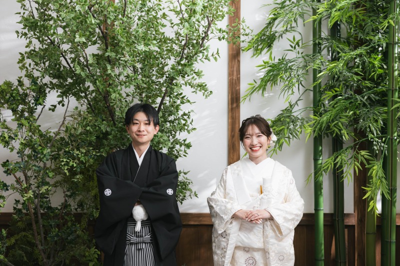 屋内庭園スタジオ撮影