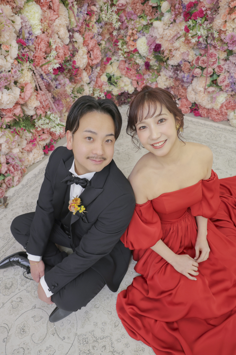 笑顔がキラリ。