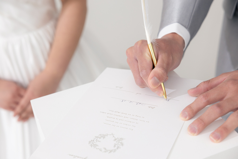 結婚証明書
