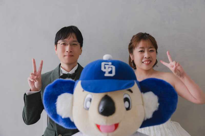ドアップ笑