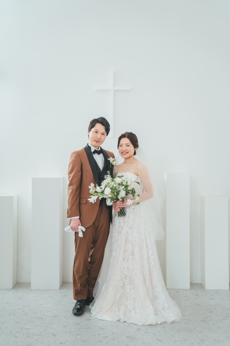 2人っきりでの結婚式のスタート！