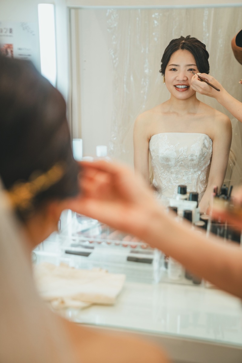 お支度風ショット〜新婦Ver〜