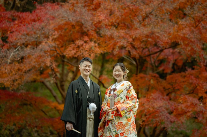 これからの季節に!紅葉のロケーション撮影