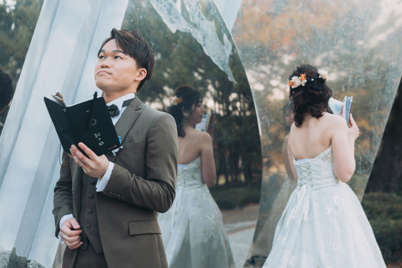 近代的なモニュメントと撮影◎