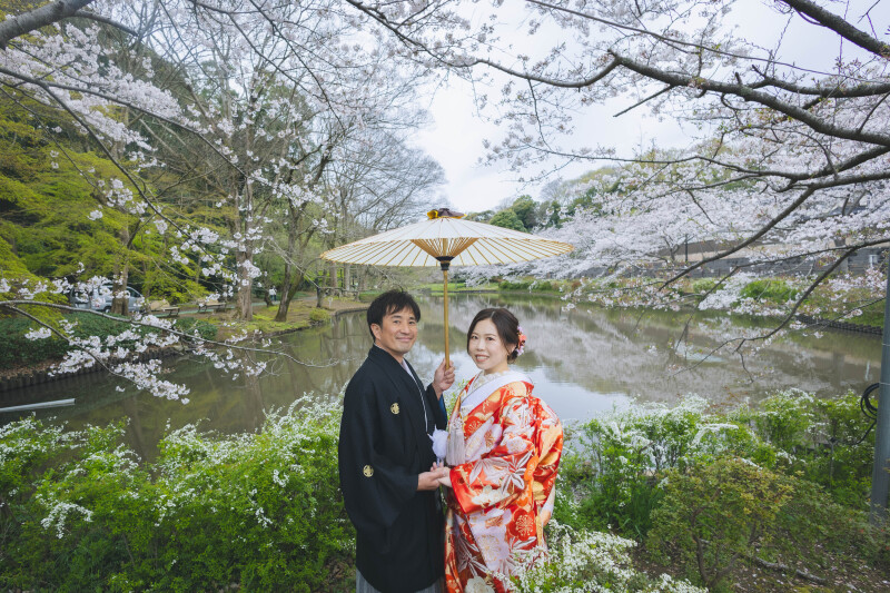 桜とユキヤナギ