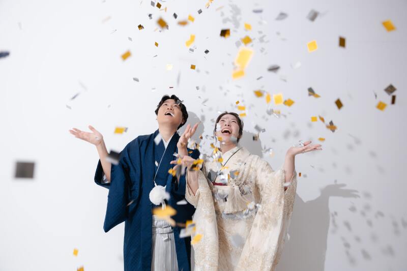 屋内庭園スタジオ&和装ハウススタジオ撮影!