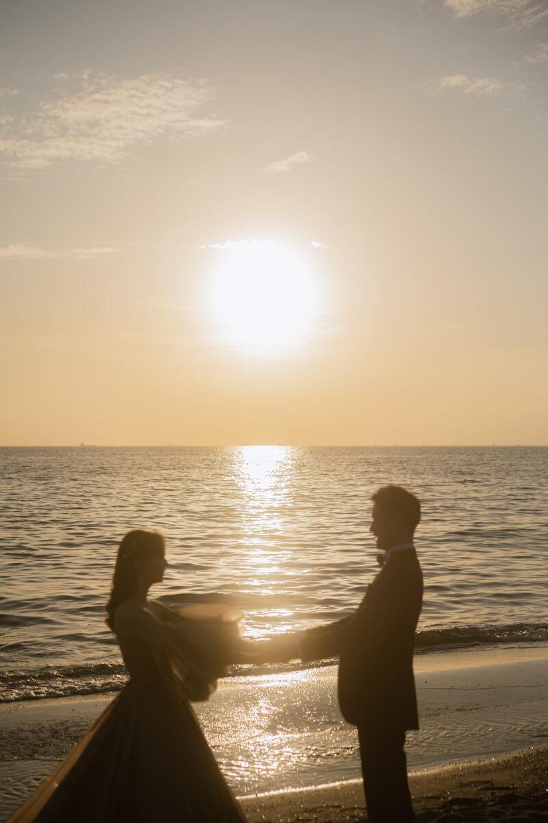 稲毛海浜公園で夕景撮影！
