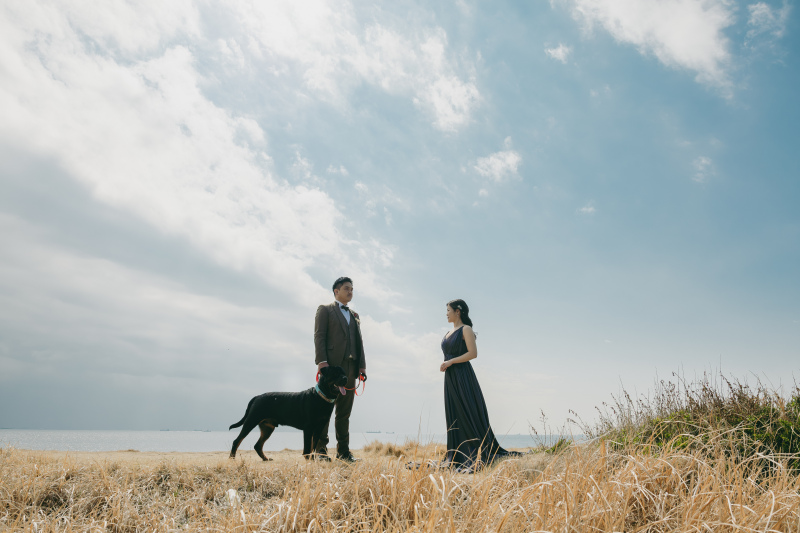 ワンチャンと稲毛で撮影！