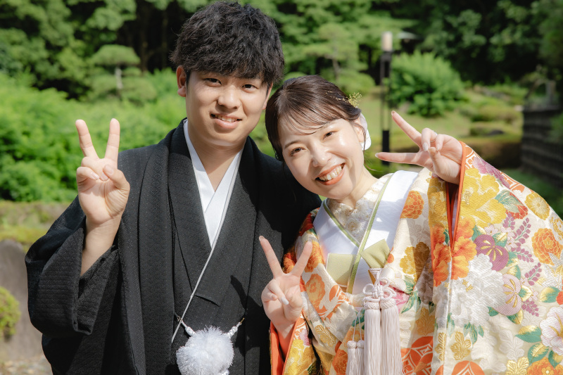 最後はピース！