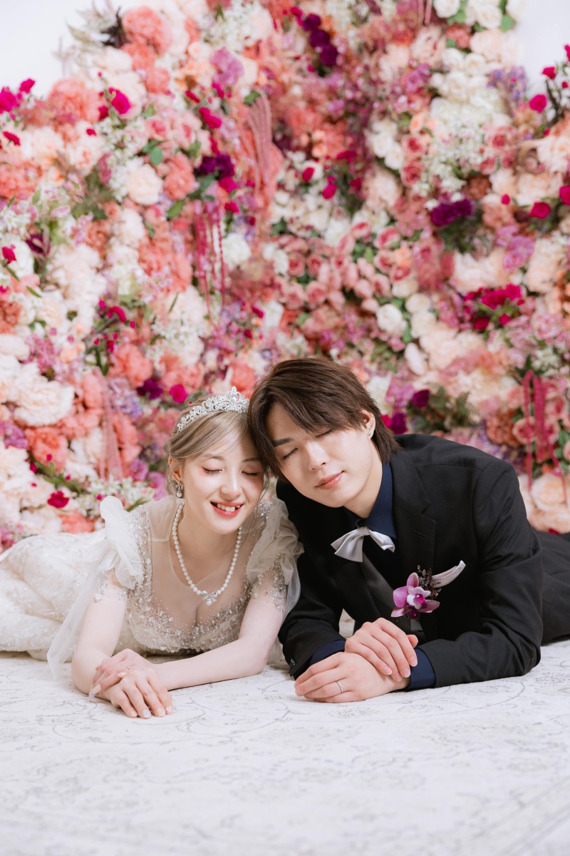 ポーズを変えて