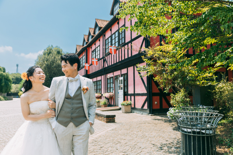 ヨーロピアンな建物と一緒に◎