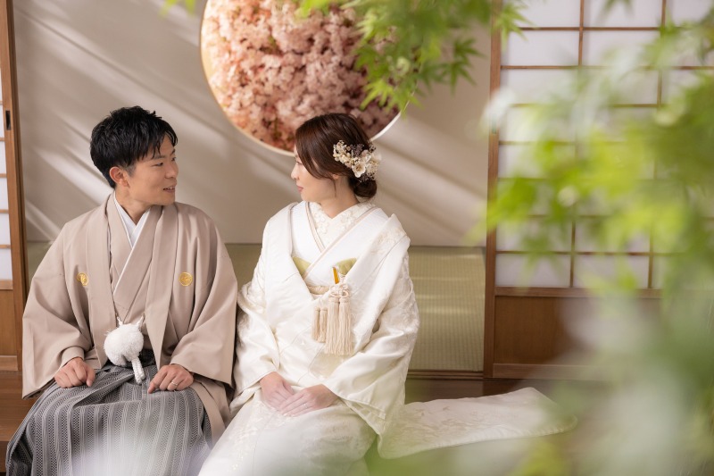 屋内庭園スタジオ撮影