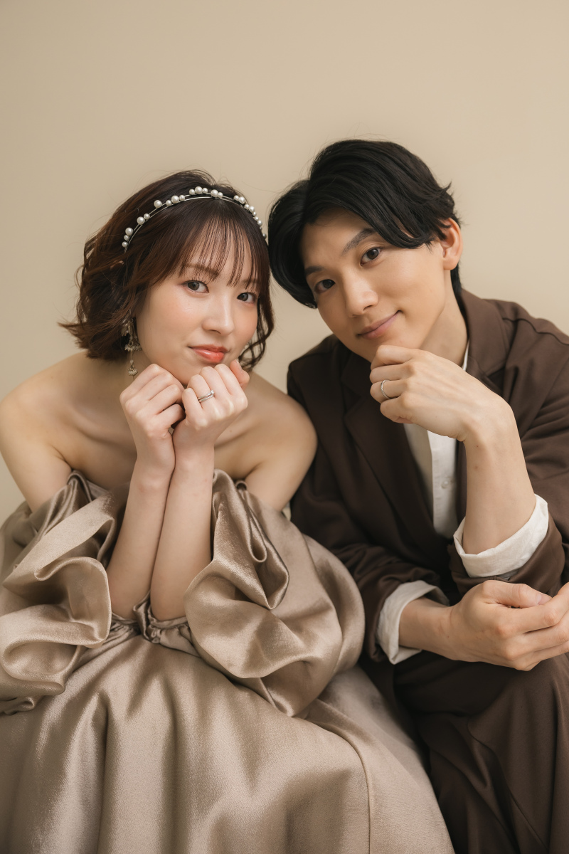 ベージュの背景!