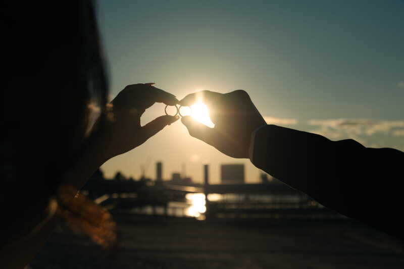 指輪ショットも！