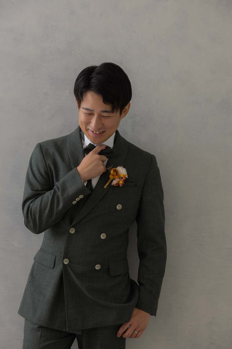 ご新郎様のソロショット