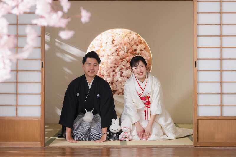 屋内庭園スタジオ撮影