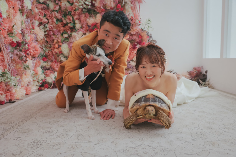 みんな大集合!大切なペットたちとの集合ショット