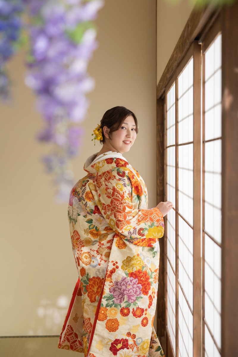 ご新婦様の後ろ姿