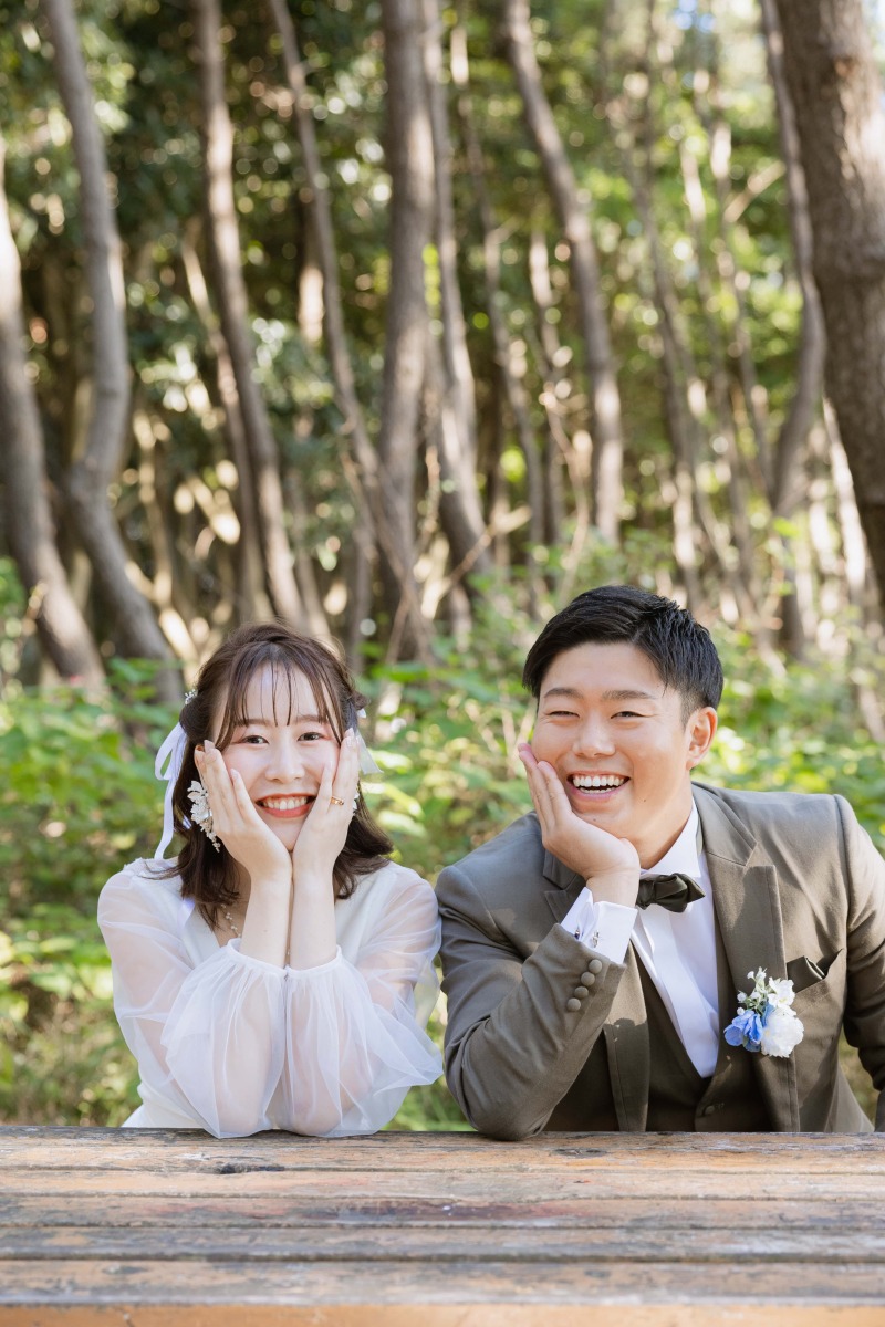 おふたりの笑顔