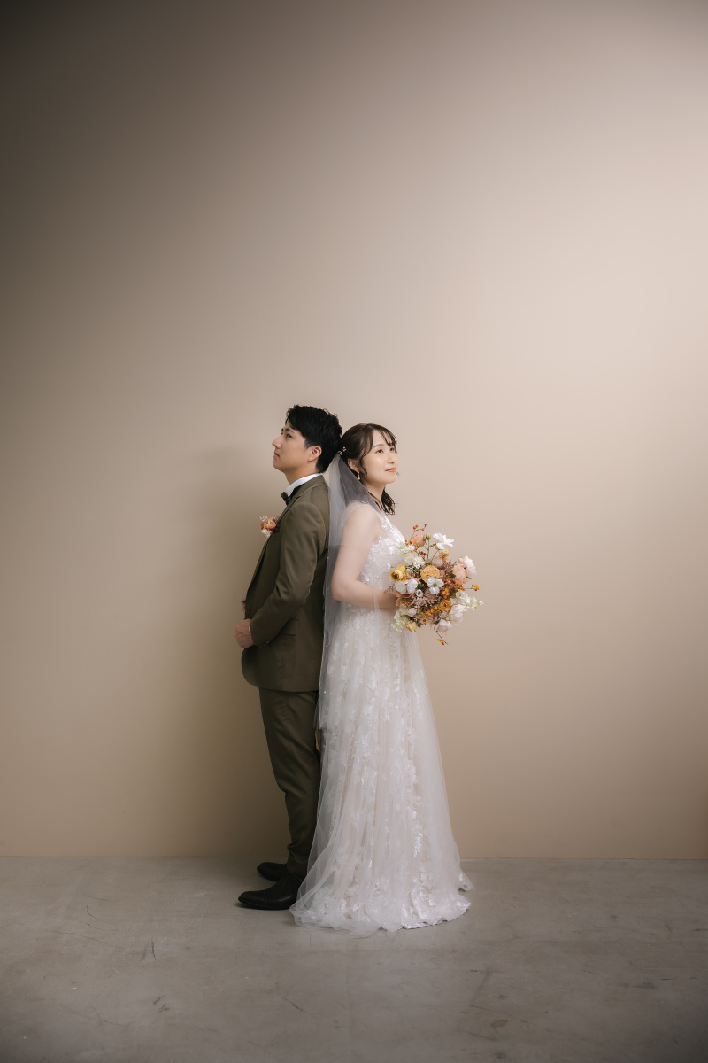 最後にベージュの背景！