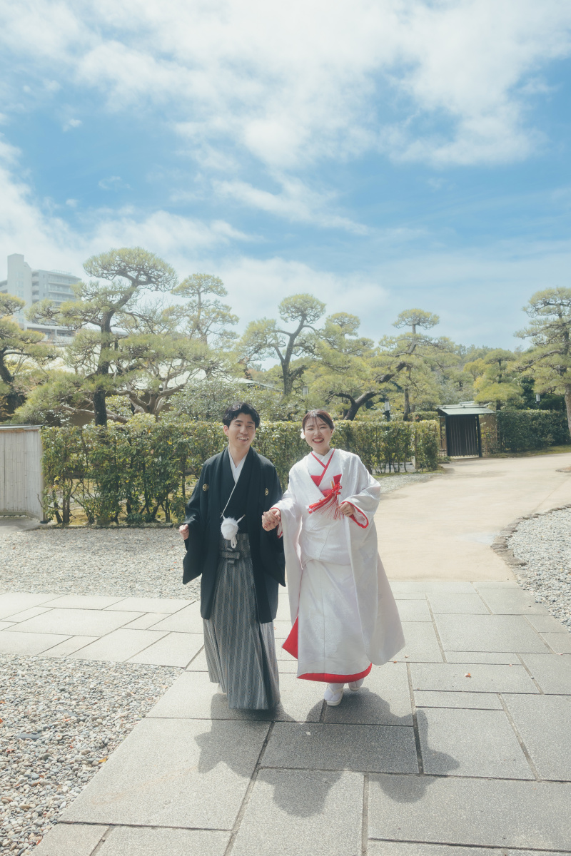 晴れた空の下で！