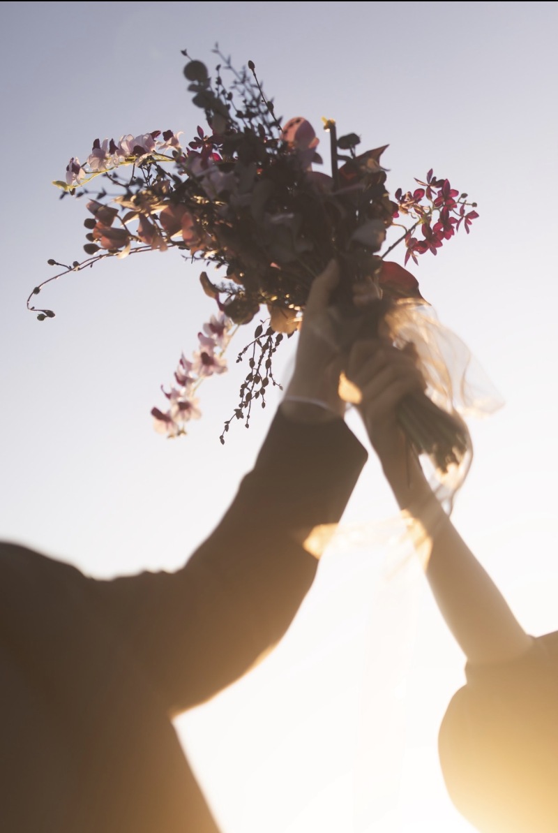 ブーケのお写真も