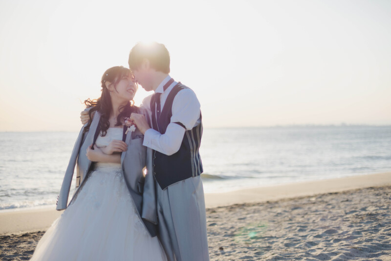 逆光がドラマチックに!