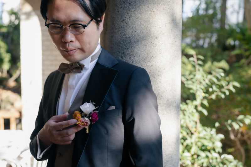 ご新郎様ソロショット